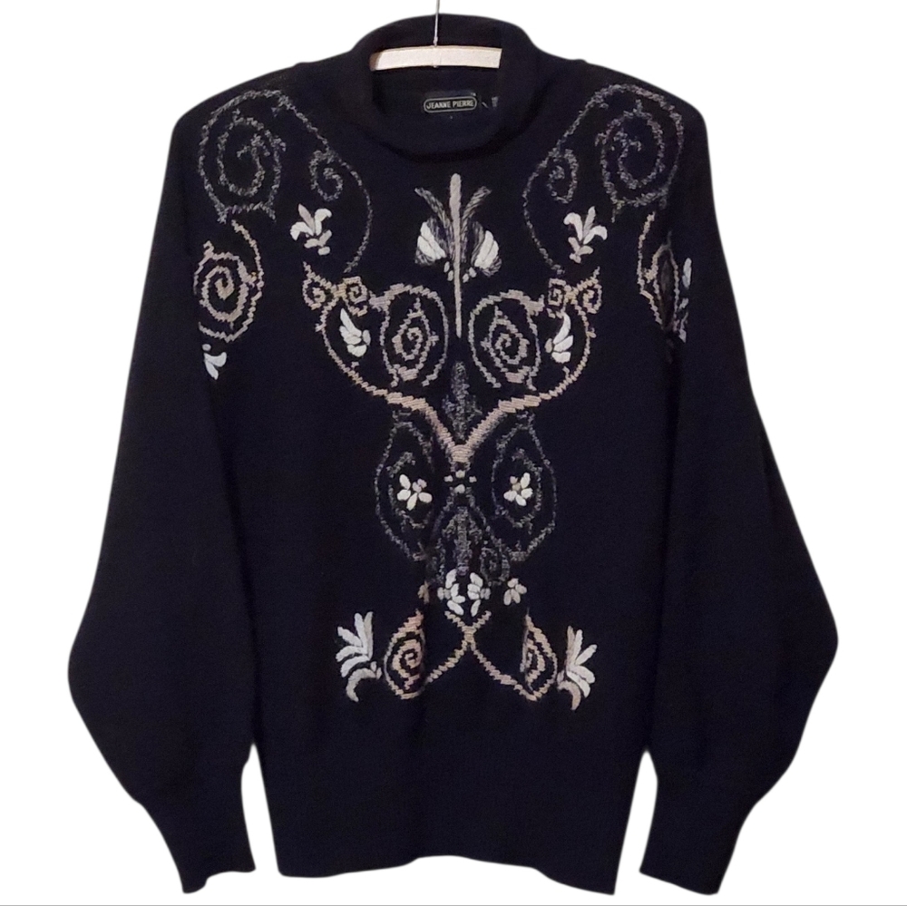 Vintage Jeanne Pierre Lambswool Angora Sweater Large